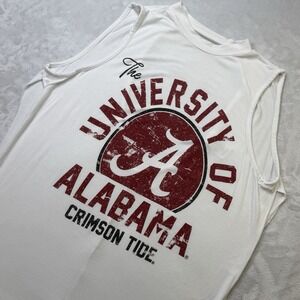 Venley Alabama Crimson Tide Tank Top Women S Open Back Graphic